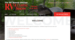 Desktop Screenshot of chicagorvshow.com