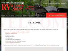 Tablet Screenshot of chicagorvshow.com